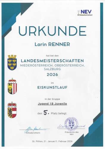 Urkunde Larin